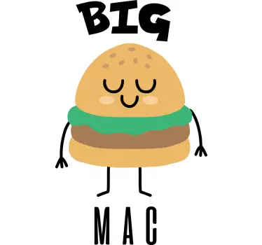Big Mac, Small fry Father  and son matching shirts - TenStickers