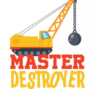 Builder/destroyer Father  and son matching shirts - TenStickers