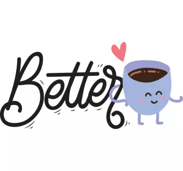 Mother and daughter t-shirt better together set - TenStickers
