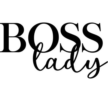 Boss lady, boss baby Mother and daughter shirt - TenStickers