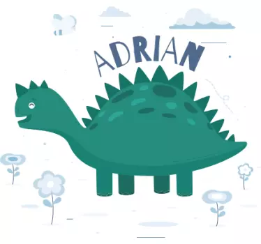Kids t-shirt adventurous dino design - TenStickers