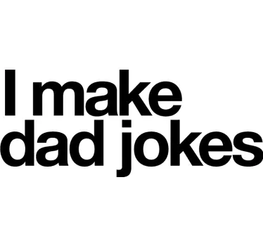Father and son t-shirt dad joke duo - TenStickers