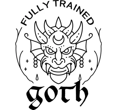 Gothic training apparel t-shirt - TenStickers
