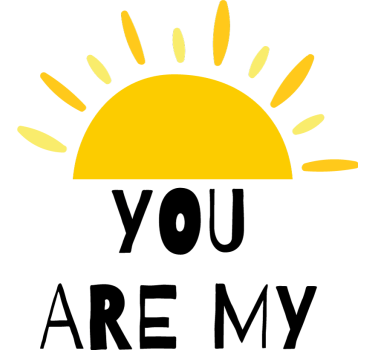 You are my sunshine matching shirts for couples - TenStickers