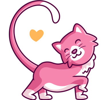 Male and female cats t-shirt - TenStickers