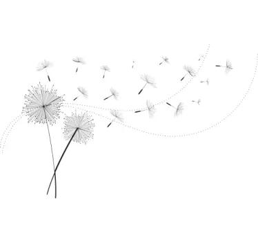 Dandelion flower t-shirt - TenStickers