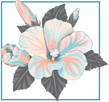 Floral celebration t-shirt - TenStickers