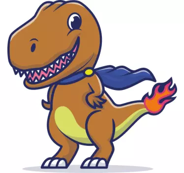Kids t-shirt cool dino character - TenStickers