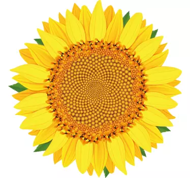 Vibrant sunflower t-shirt - TenStickers