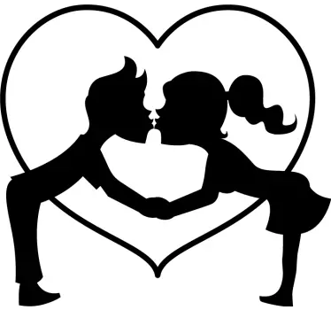 Mother and daughter t-shirt playful heart bond - TenStickers