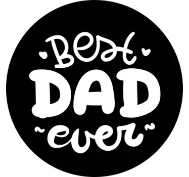 Best dad ever in bubble Father  and son matching shirts - TenStickers