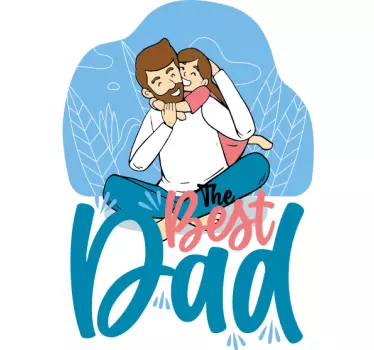 Amazing hugging Father  and son matching shirts - TenStickers