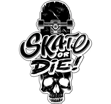 Skate grave graffiti  t-shirt - TenStickers