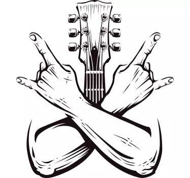 Rock music symbol t-shirt - TenStickers