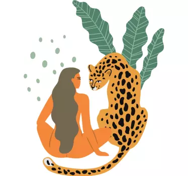 Mother and daughter t-shirt feline connection - TenStickers