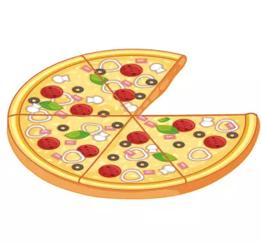 Matching pizza slices  Father  and son matching shirts - TenStickers