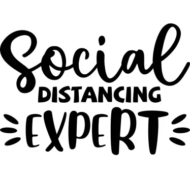 Social distancing specialist t-shirt - TenStickers