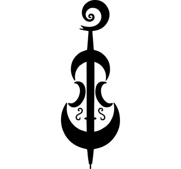 Musical instrument symbol t-shirt - TenStickers