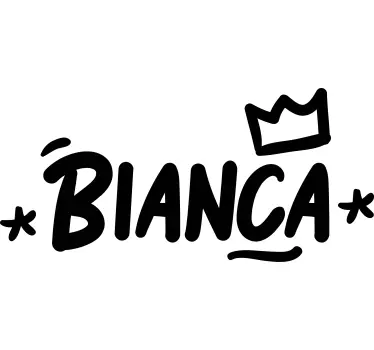 T-shirt with name crown name design - TenStickers