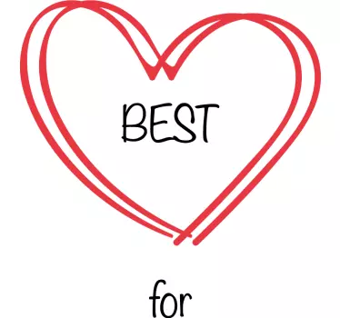 Couple t-shirts best friends for life - TenStickers