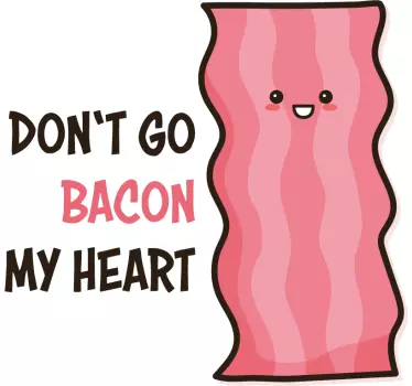 Bacon and Frying  matching shirts for couples - TenStickers