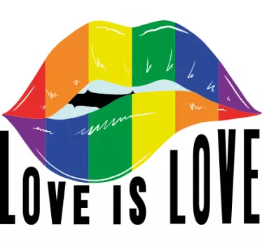 T-shirt with name colorful love message - TenStickers