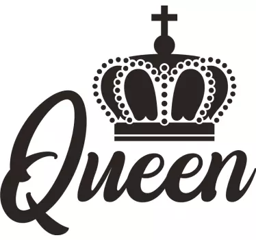Mother and daughter t-shirt queen crown sisters - TenStickers