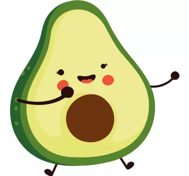 Mother and daughter t-shirt cute avocados laughing - TenStickers