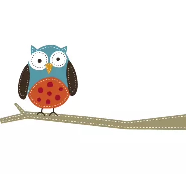 Kids t-shirt with adorable owl design - TenStickers
