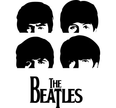 Beatles iconic faces t-shirt - TenStickers