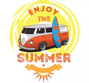 Enjoy summer vibes t-shirt - TenStickers