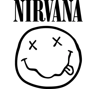 Nirvana smiley face t-shirt - TenStickers