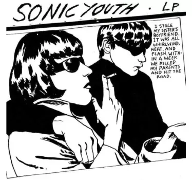 Sonic youth retro style t-shirt - TenStickers