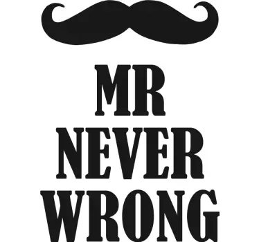 Mr never wrong mrs always right couple t-shirts - TenStickers