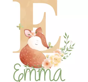 Baby t-shirt with adorable fox design - TenStickers