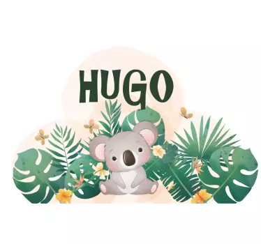 Baby t-shirt cute koala embracing - TenStickers