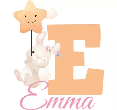 Baby t-shirt with star balloon design - TenStickers