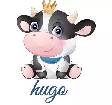 Baby t-shirt cute cow design - TenStickers