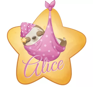 Kids t-shirt relaxing sloth design - TenStickers