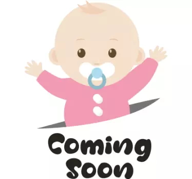 Baby announcement t-shirt - TenStickers