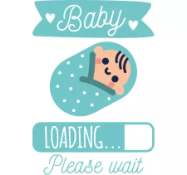 Baby load progress baby t-shirt - TenStickers