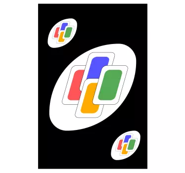 UNO card color change Mother and daughter shirt - TenStickers