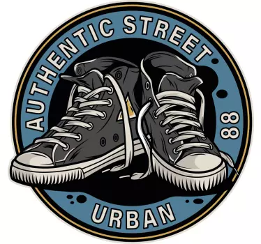 80s converse shoes illustration  t-shirt - TenStickers