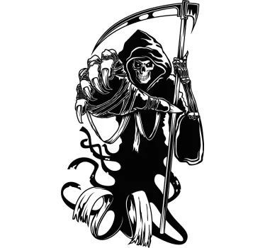 Grim reaper novelty t-shirt - TenStickers