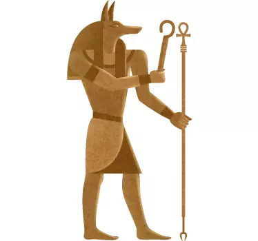 Anubis egyptian symbol t-shirt - TenStickers