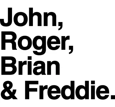 T-shirt with name names shown in bold - TenStickers