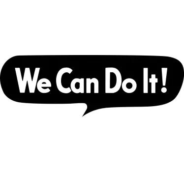 Empowerment message trend t-shirt - TenStickers