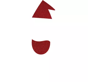 Christmas t-shirt with festive glass hat design - TenStickers