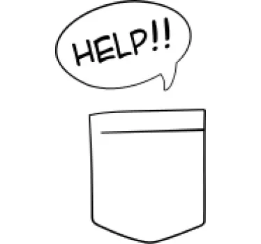 Help pocket design t-shirt - TenStickers