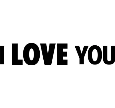 Couple t-shirts love statement together - TenStickers